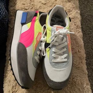 Puma Future Rider / Pink,Gray,Neon Green